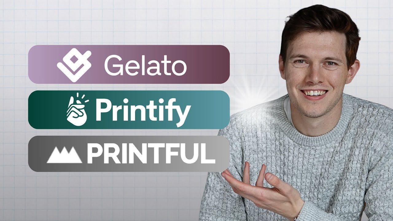 Melhor Print on Demand para Shopify 2026 (Gelato vs. Printify vs. Printful)