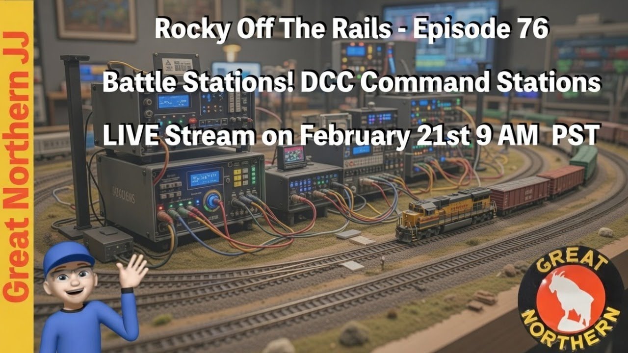Battle Stations! Mobile DCC Command Station - Rocky Off The Rails - Episode 76