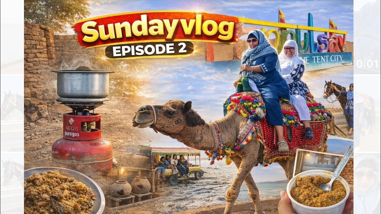 Sunday vlog episode 2 | We Found a 5000-Year-Old City...Then Partied in a White Desert! #travelvlog 