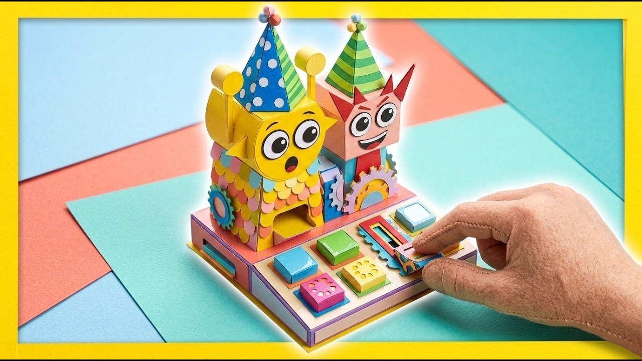 MISSÃO CRIATIVA! 🌟 Resolvendo os Quebra-Cabeças de Papel da Festa Especial ✨🎨