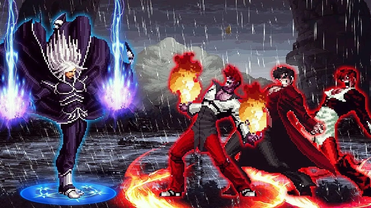 [Mugen KOF] Boss Igniz Vs Iori Yasakani Team