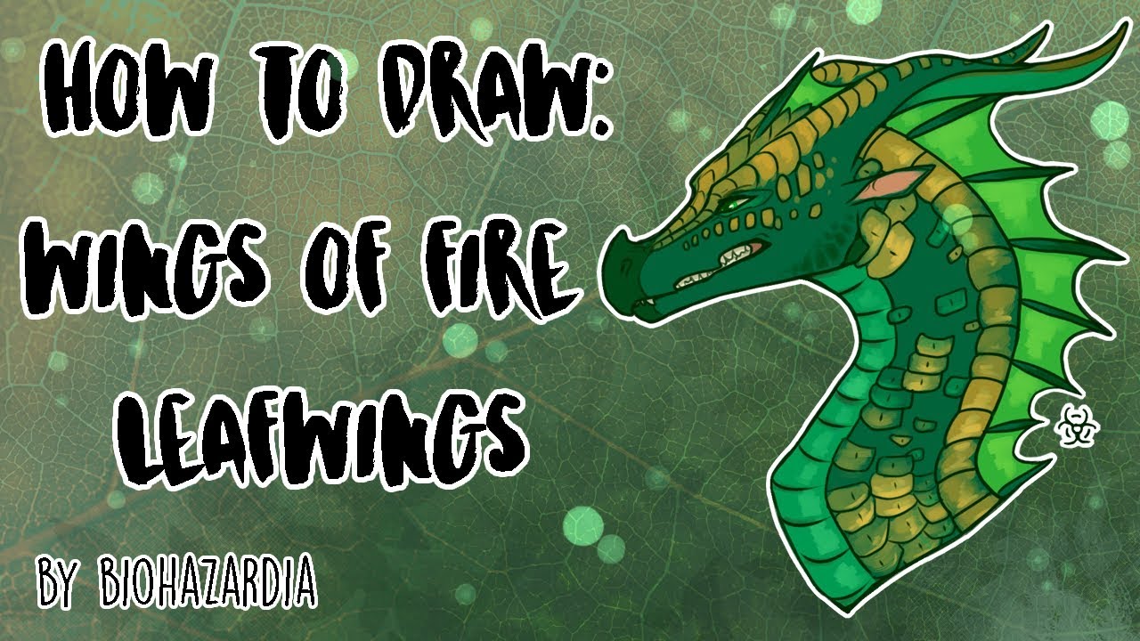 HOW TO DRAW: LeafWing - Wings of Fire - Featuring Sundew