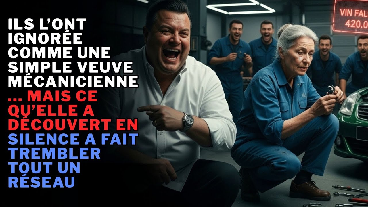 ILS ONT SOUS-ESTIMÉ LA VEUVE MÉCANICIENNE — SON SILENCE A RÉVÉLÉ UN VASTE TRAFIC AUTO