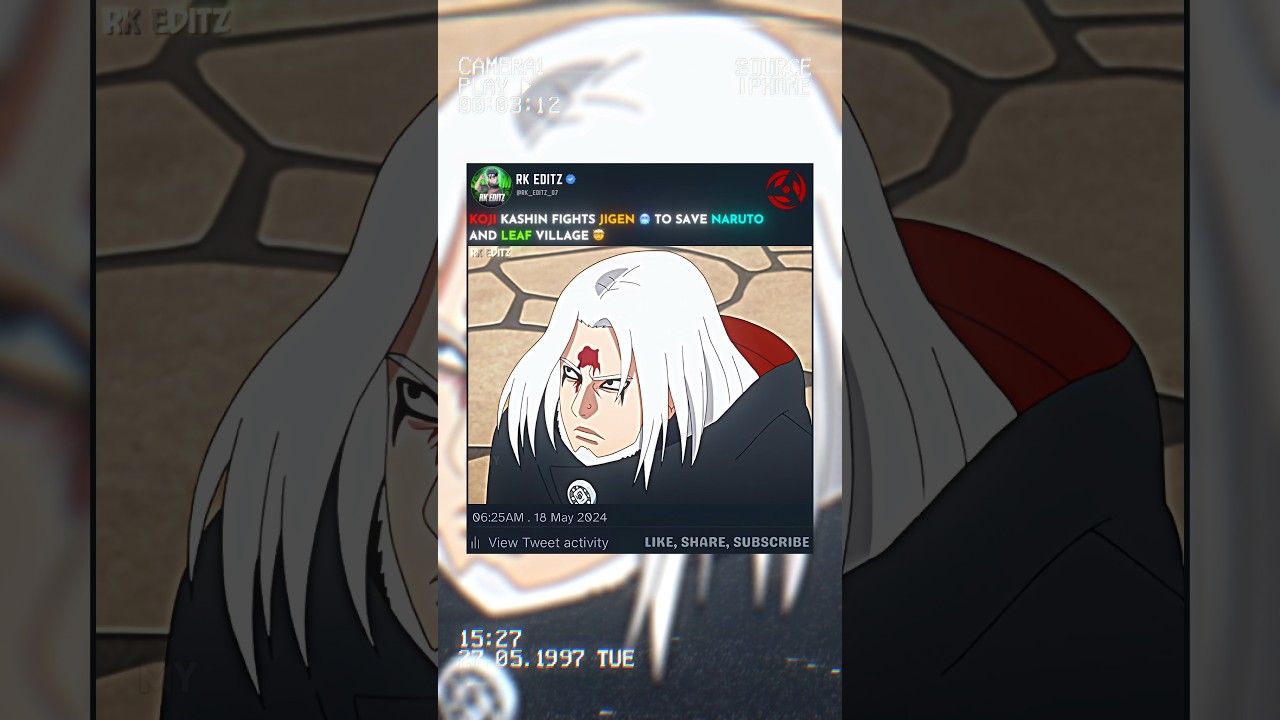 Jiraiya Clone Kashin Koji Fights Jigen 🤯🥶