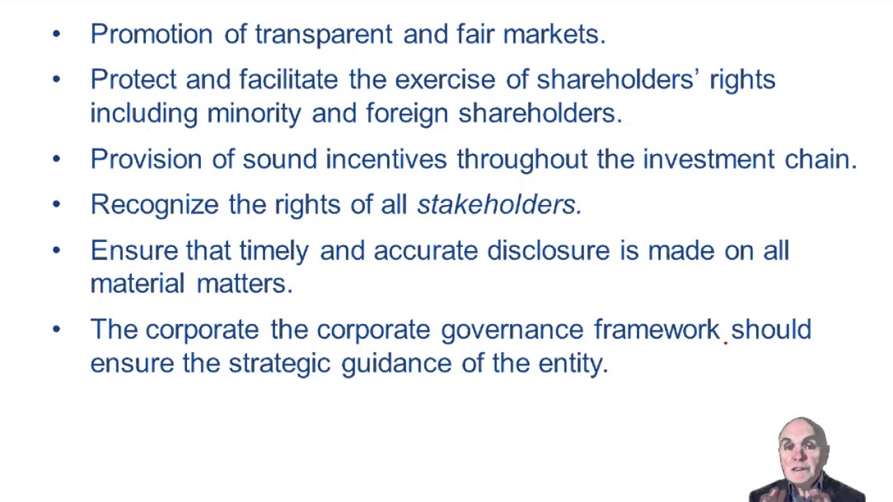 CIMA BA4 Corporate governance