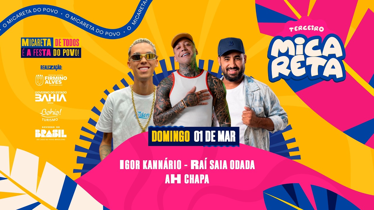 3° Dia de Micareta - Firmino Alves BA - 01/03/2026