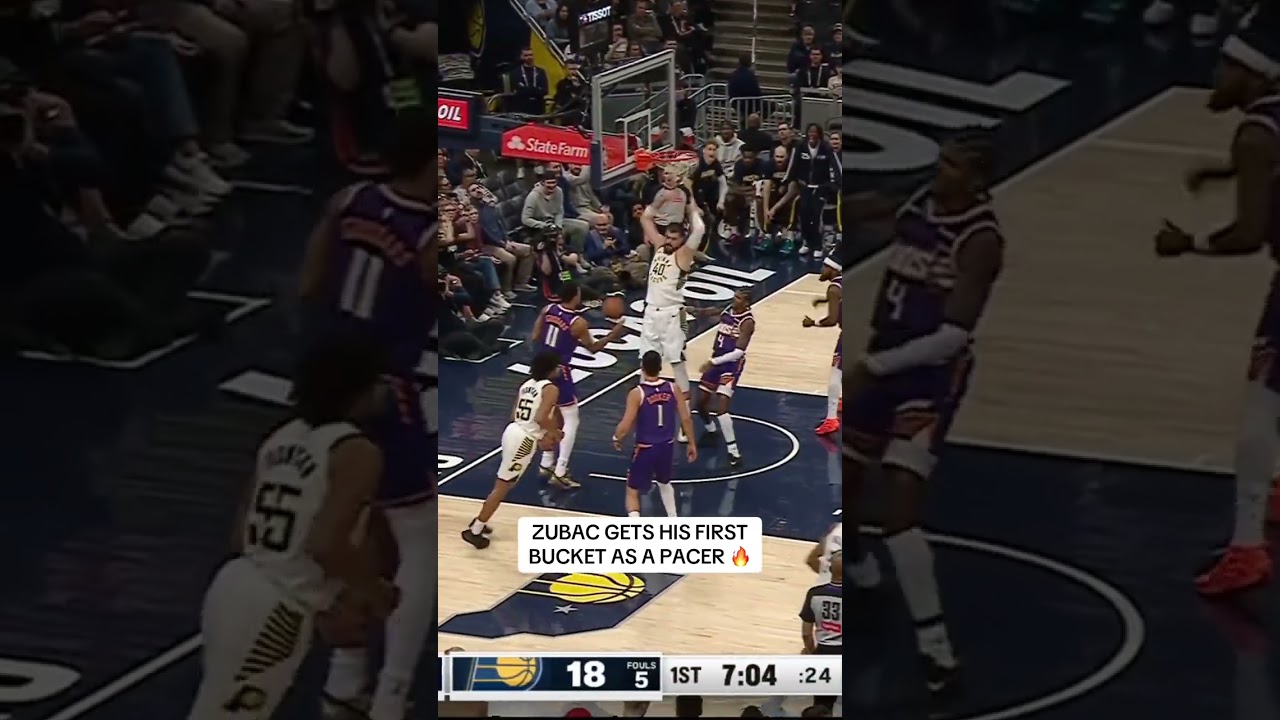 Zubac rozpoczyna sw&oacute;j debiut w barwach Pacers za sprawą wsadu 🔥