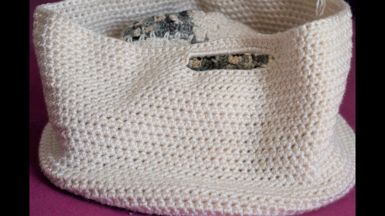 How to Crochet the  laundry basket