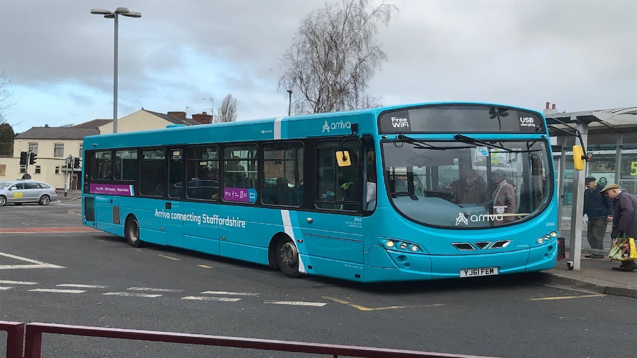 Arriva Midlands VDL SB200 Wright Pulsar 2 YJ61FEM 3760
