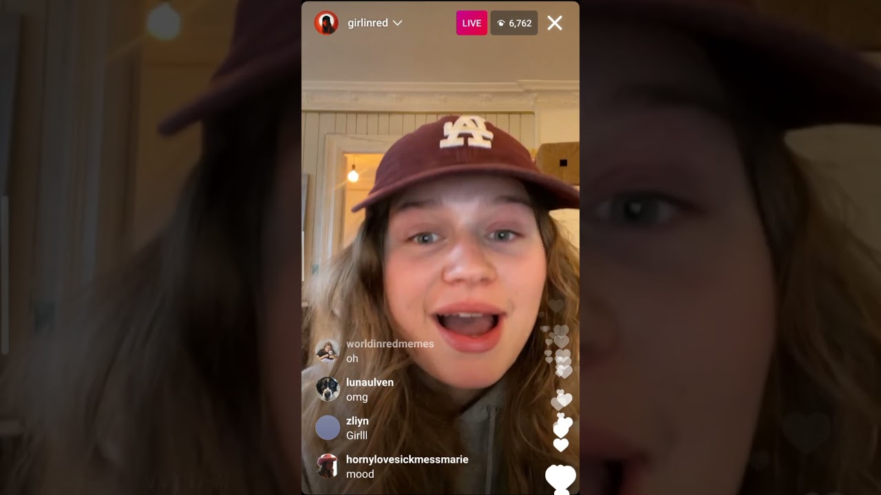 girl in red instagram live (05/04/2021)