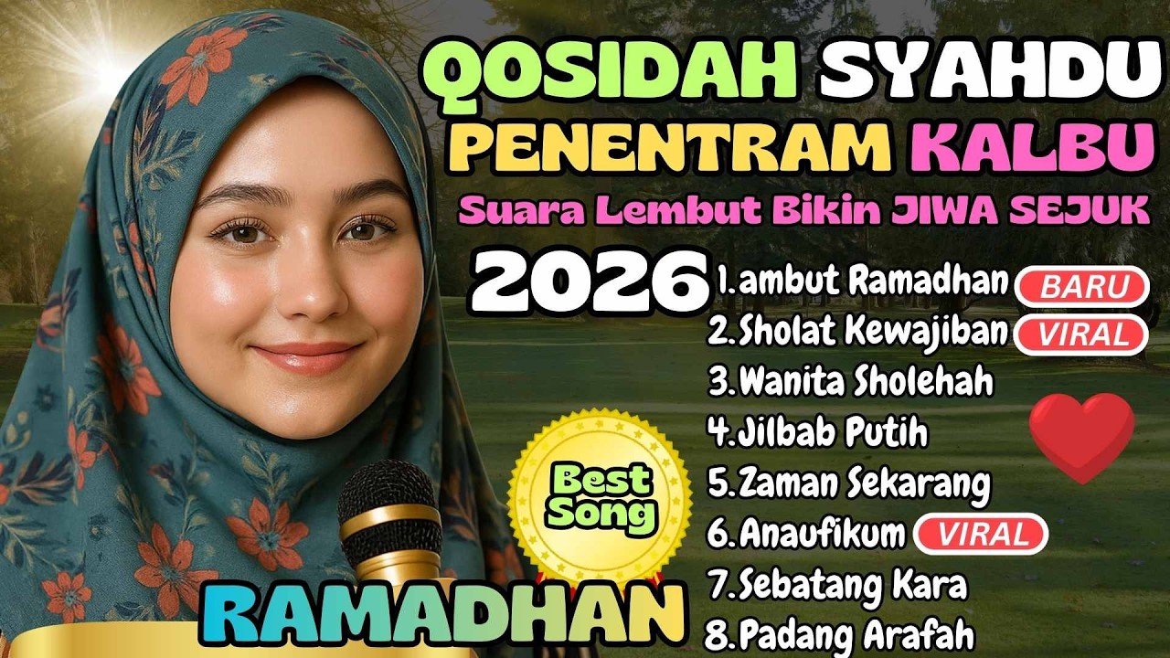 MERHABAN YA RAMADAN ❤️ ALBUM QASIDAH MERDU  TERBAIK RMADHAN 2026 – Musik Gambus Bikin Hati Tenang