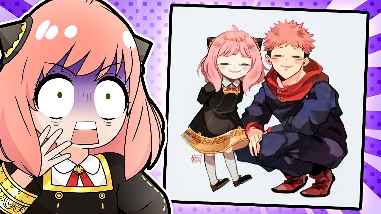 Anya reage aos seus CROSSOVER em ANIMES!