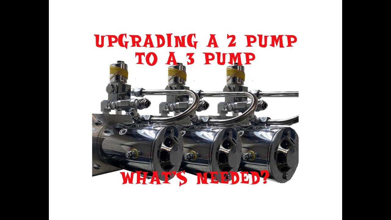 ADDING A 3RD PUMP TO A 2 PUMP SETUP. LOWRIDER HYDRAULICS