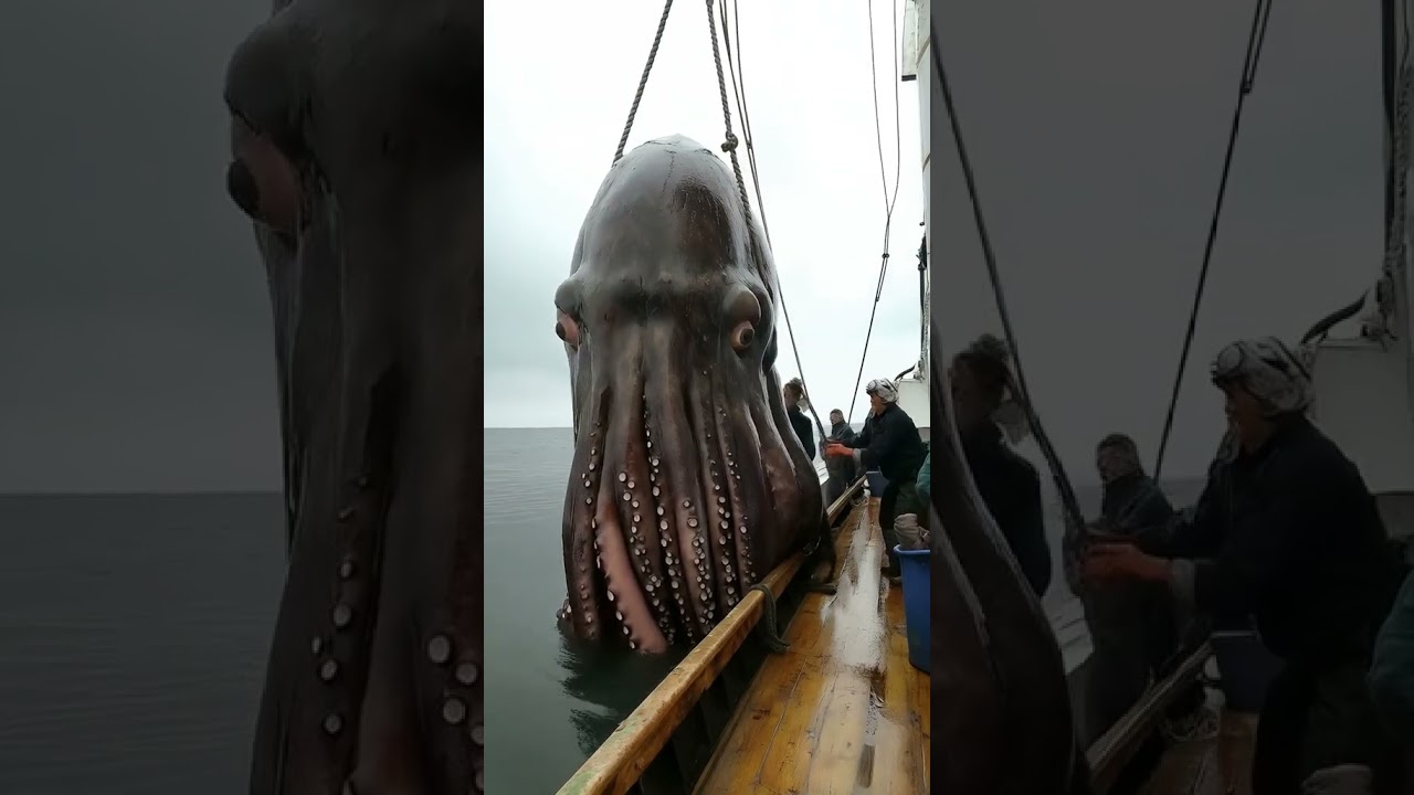 Monstres Marin capturer par des p&ecirc;cheurs