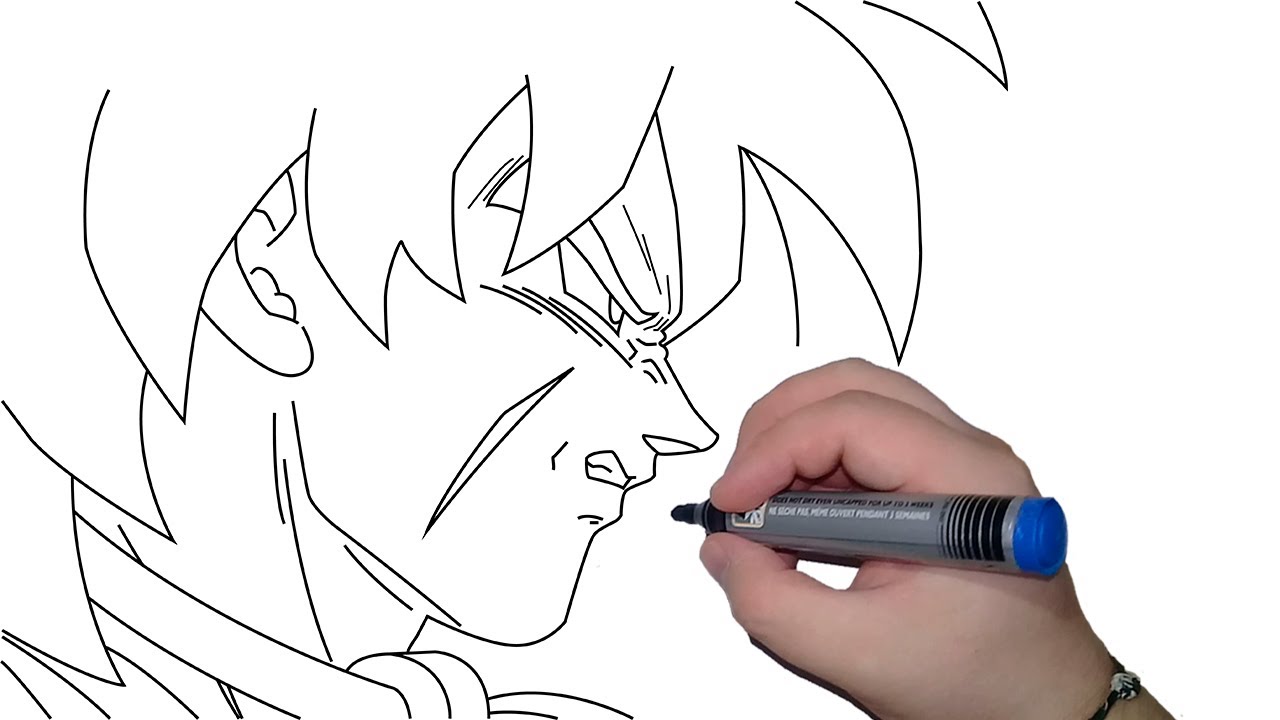 Como Dibujar a Broly de Perfil [Dragon Ball Super] How To Draw Broly