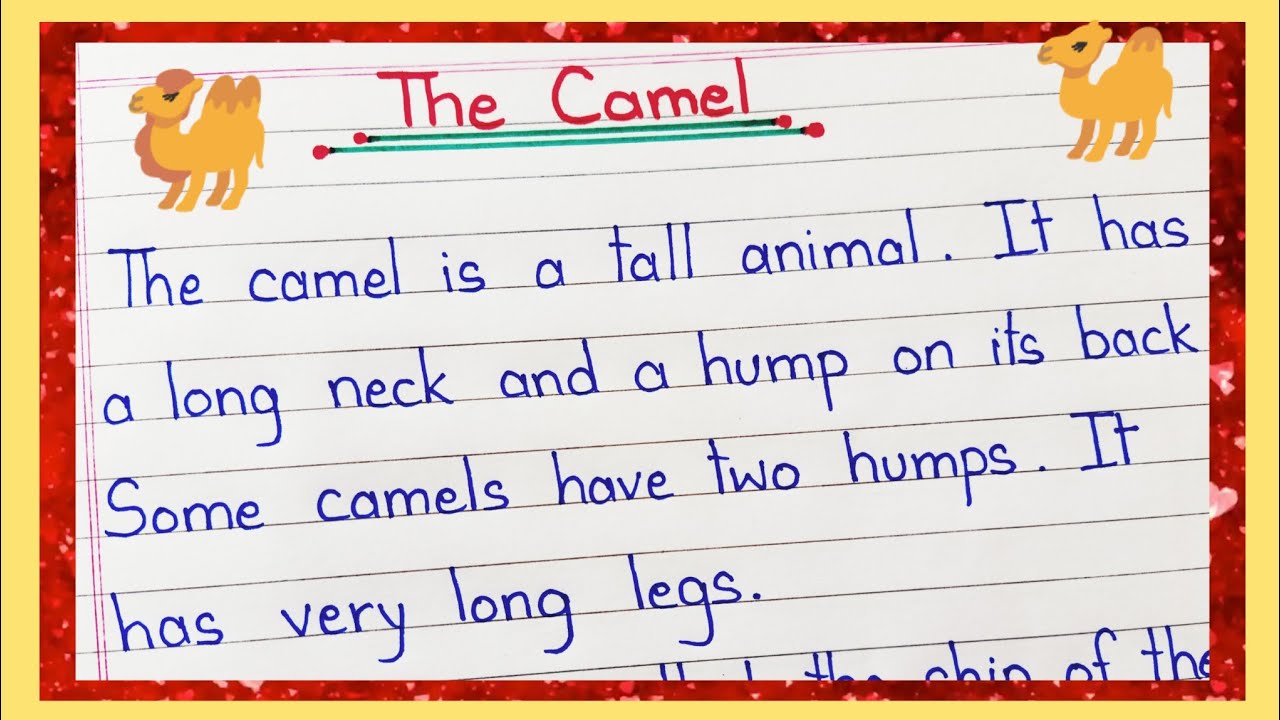 Essay On The Camel in English || The Camel essay in English || The Camel paragraph in English