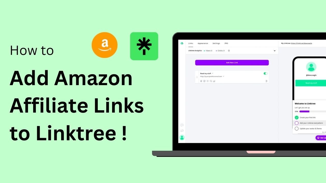 How To Add Amazon Affiliate Links To Linktree (Promote Multiple Links At Once) !