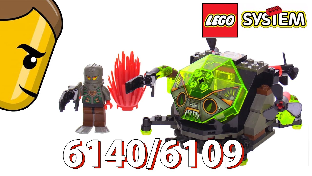 LEGO КРАБ 98 года. Набор 6140/6109 (Aquazone Stingrays Crab / Sea Creeper)