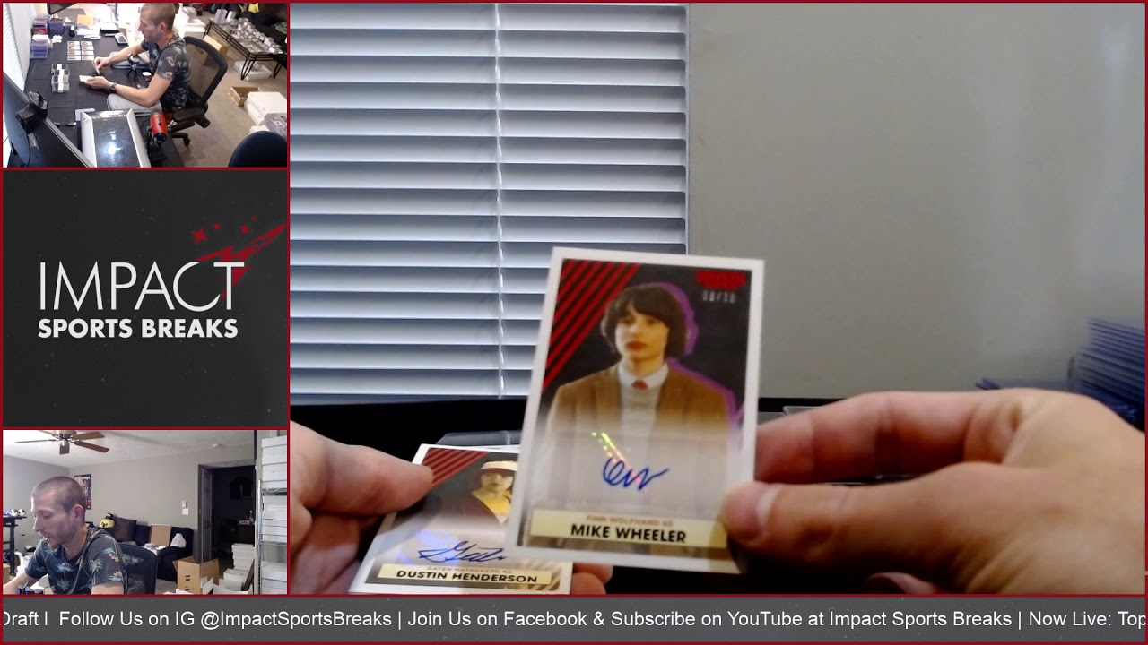 Topps Stranger Things Autograph Collection Hit Draft RD #3 - Blowout Forums - 6/19/20