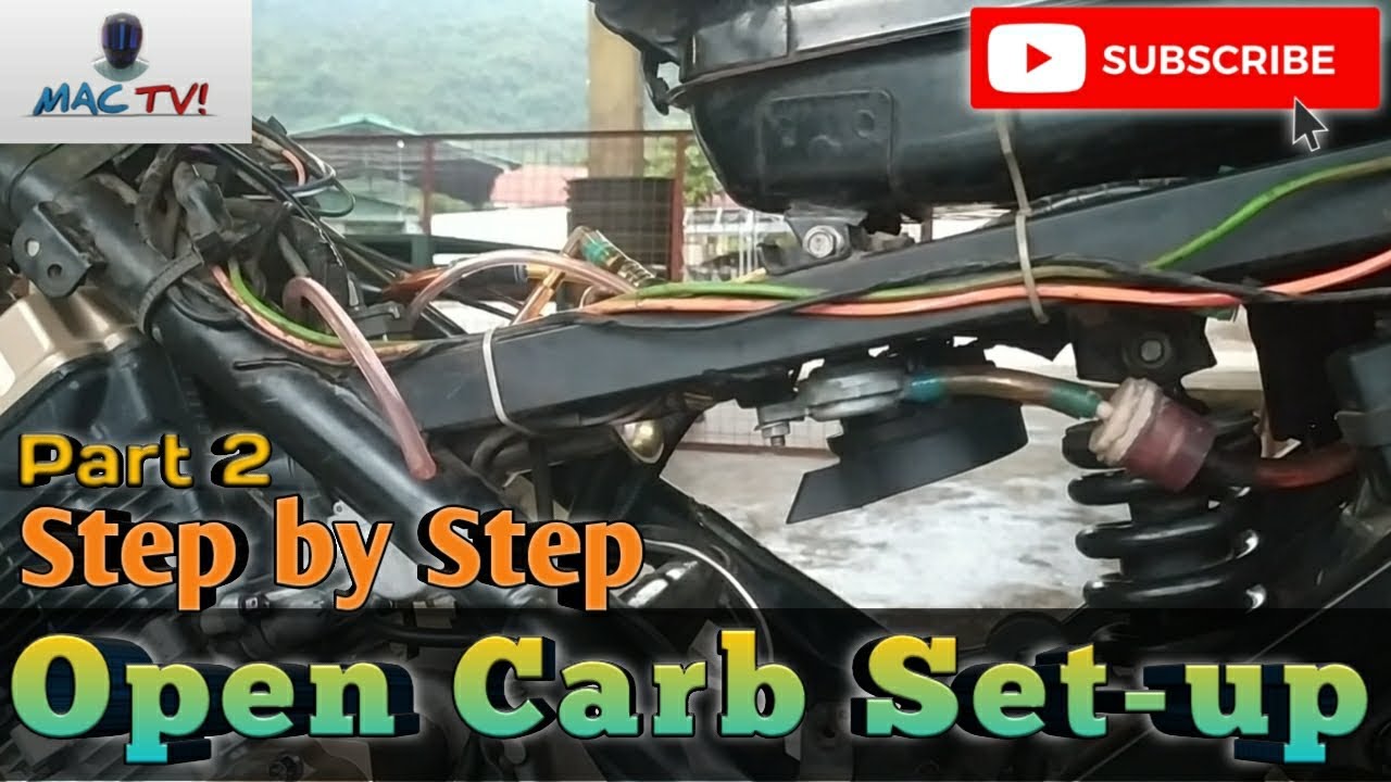 Open Carb Set-up Part 2- Fuel Cock