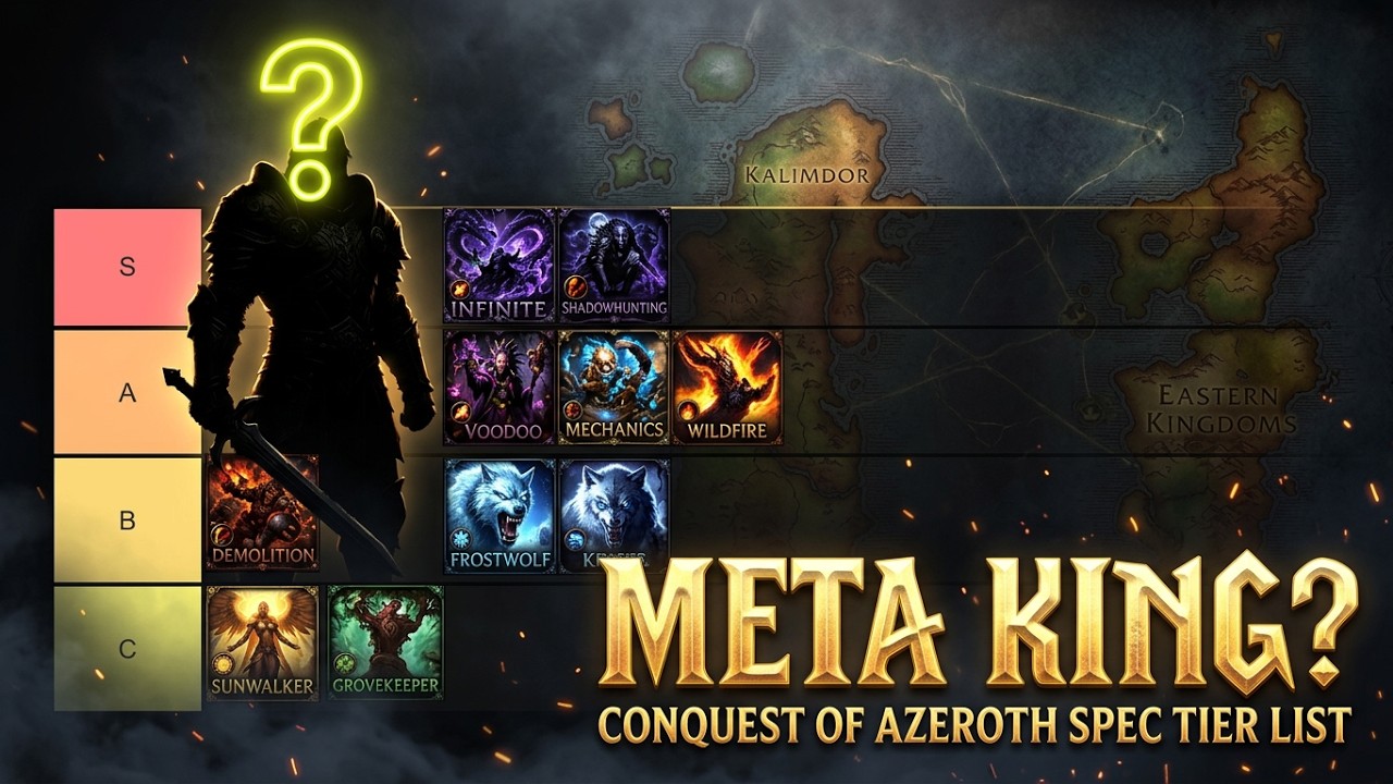 PVE META TIER LIST |ASCENSION WOW CONQUEST OF AZEROTH | LOGS DATA