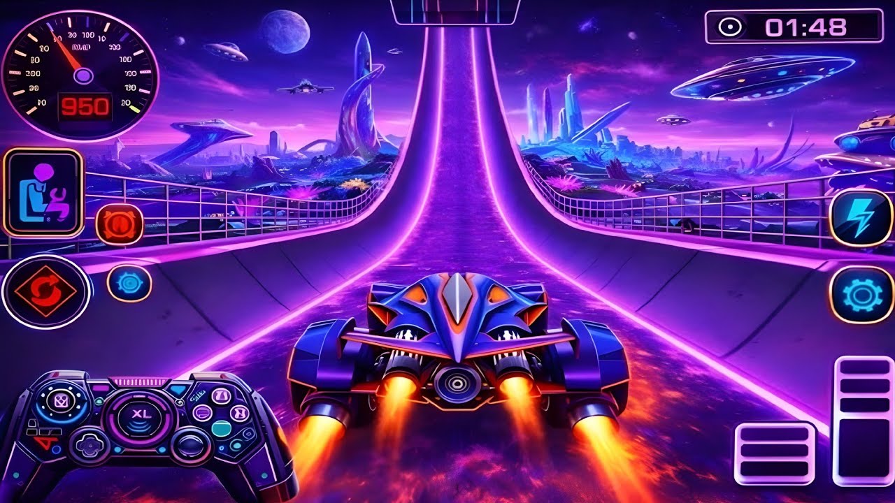 Formula Car Mega Ramp Impossible Driver - Mega Ramp Car Stunt Master Simulator - Android Gameplay