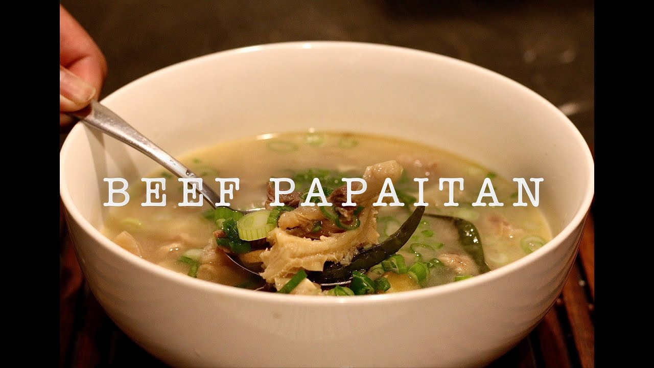 Beef Papaitan with Bile Substitute