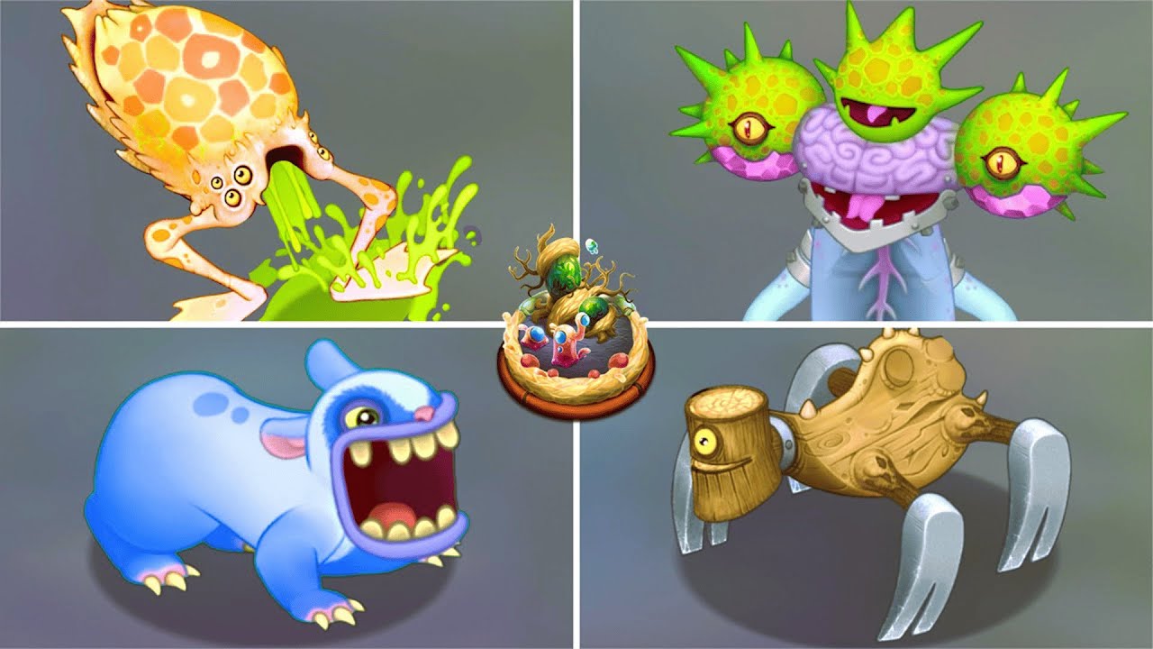 Monsters Lost Things - My Singing Monsters | All Sounds & Animations