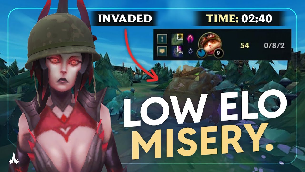 How to play when BEHIND in Low Elo - Dispelling the Low Elo Narrative as Elise