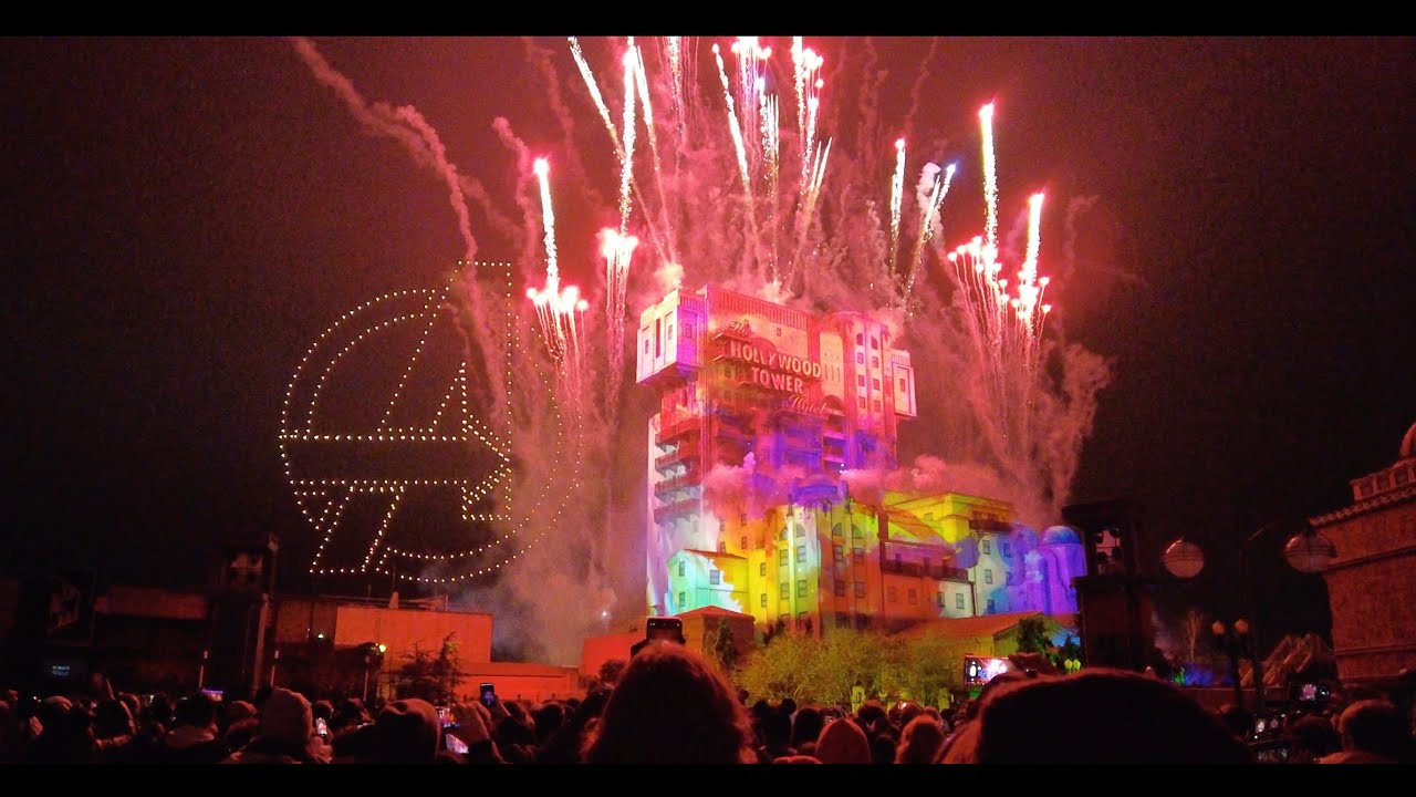 Avengers: Power The Night Amazing New Drone Show At Walt Disney Studios Park Paris 4K