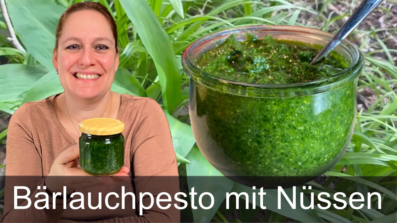 Bärlauchpesto mit Cashewkernen, Tipps zur Haltbarkeit und Outtakes 😱😁