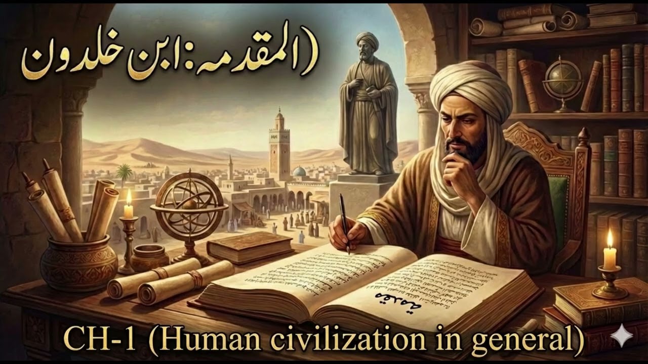 The Muqaddimah | Urdu | CH-1(Human civilization in general) | المقدمه:ابن خلدون