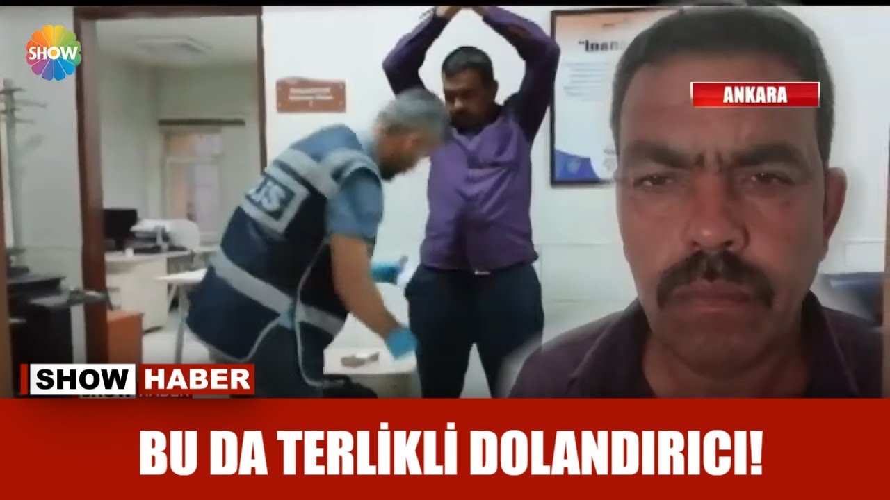 Bu da terlikli dolandırıcı!