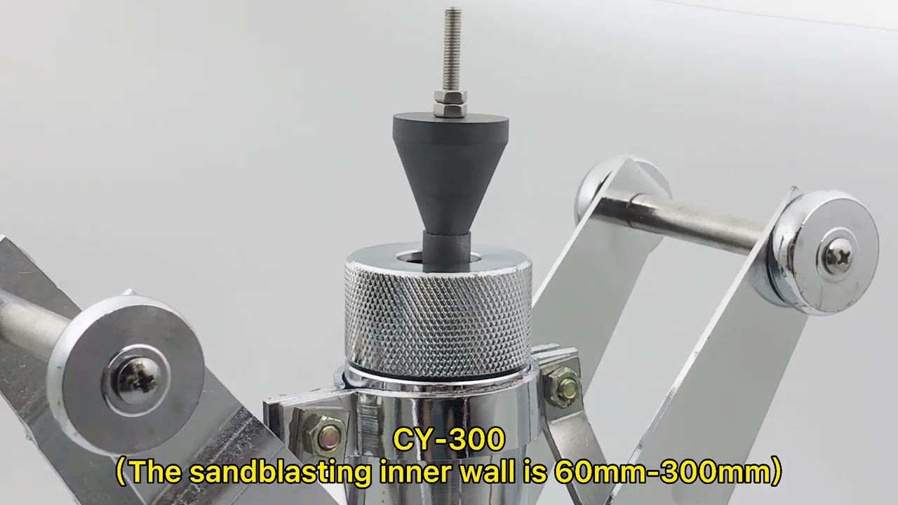 Pipe inner wall sandblasting machine