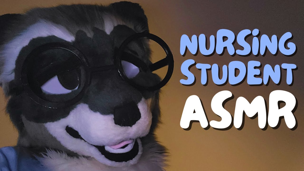 [Furry ASMR] Nursing Student Takes Care of You After Surgery | Fursuit Sounds | Personal Attention