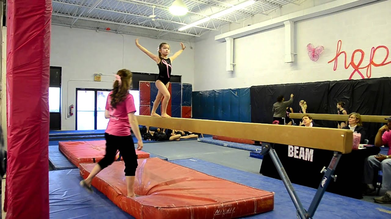 Balance Beam, GMS gymnastics meet, February 12, 2011