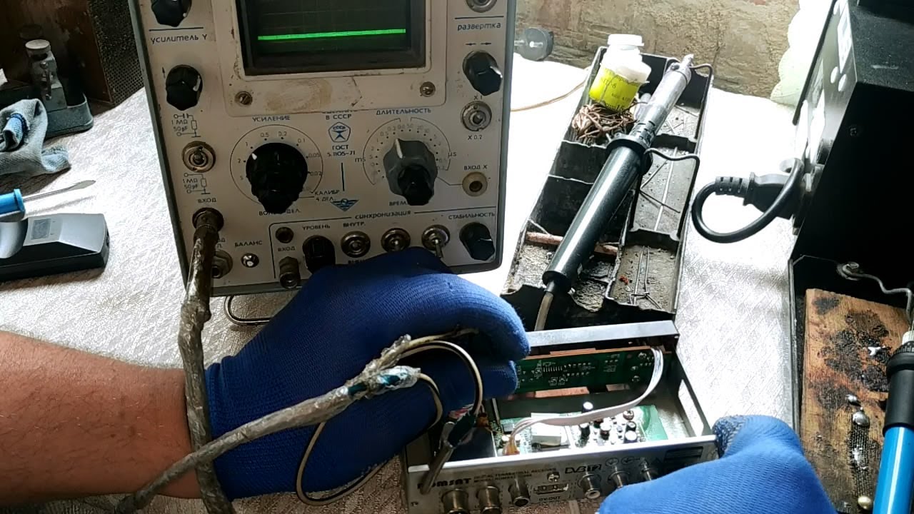 Ремонт китайского тюнера Romsat T2090.