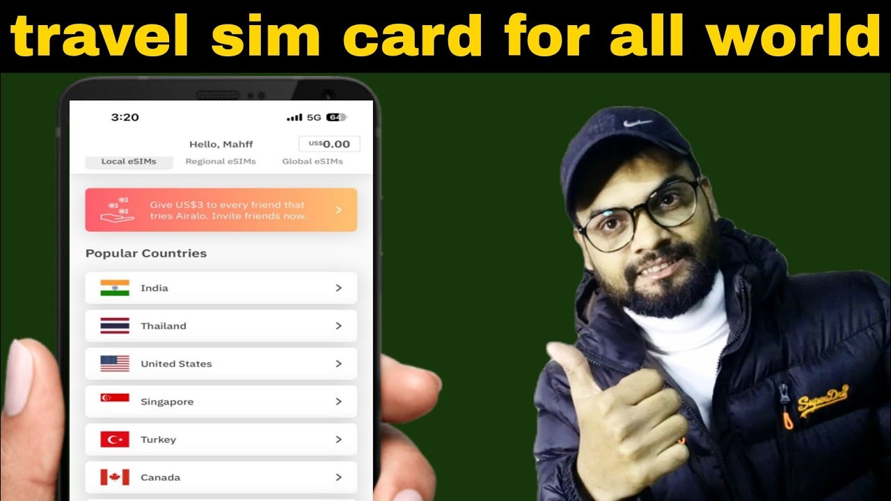 travel sim | tourist sim card | ek sim se Puri dunya ghumo | e sim best apps | Hindi , urdu 2023
