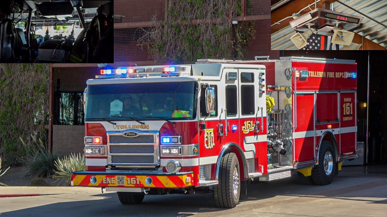 *New Engine*+ Ride along Tolleson Fire Dept. Engine 161 responding