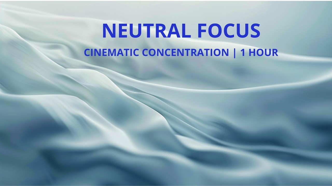 Neutral Focus Background Music for Work & Study | Cinematic Concentration | 1 Hour