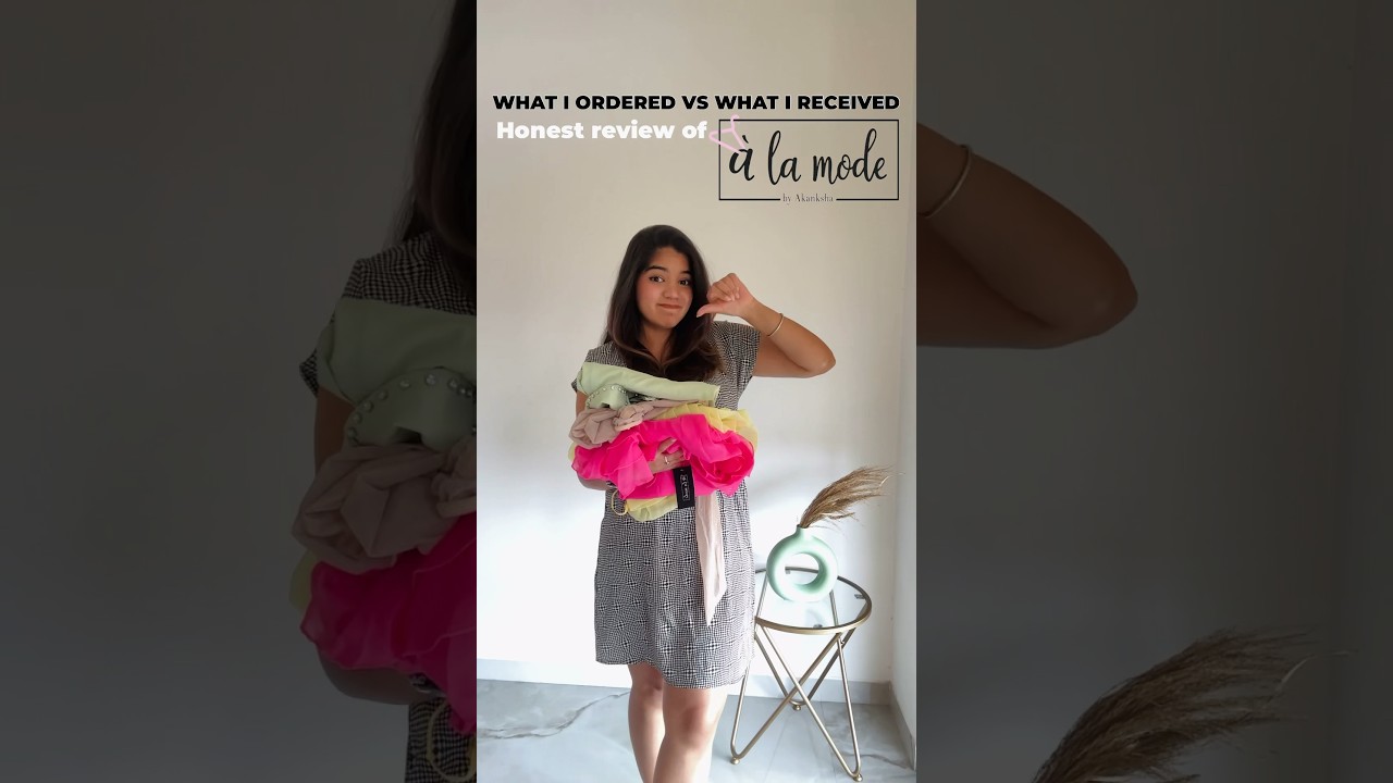 Honest review of alamode by akanksha! #shoppinghaul #review #shoppingonline #alamodebyakanksha