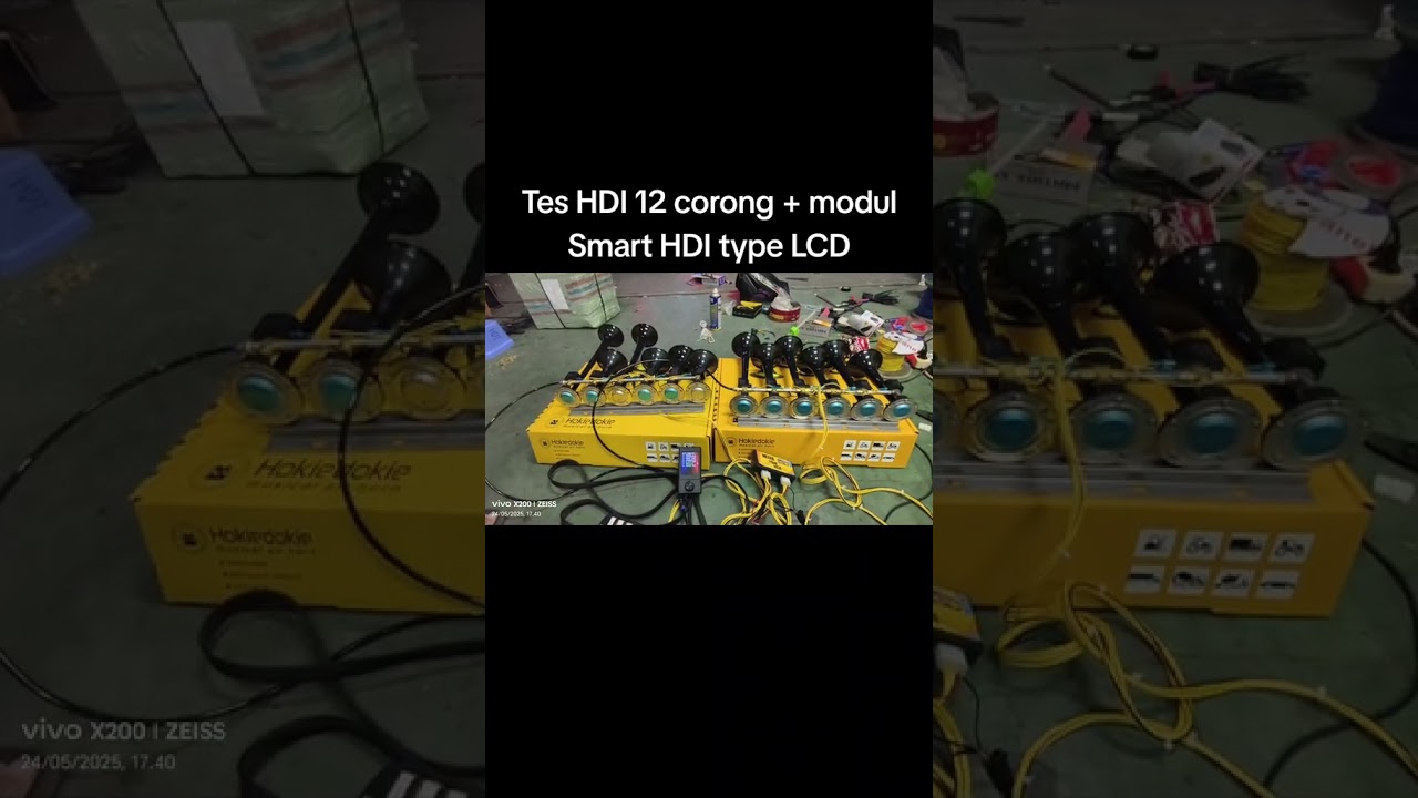 Tes modul telolet Smart HDI ke corong 12