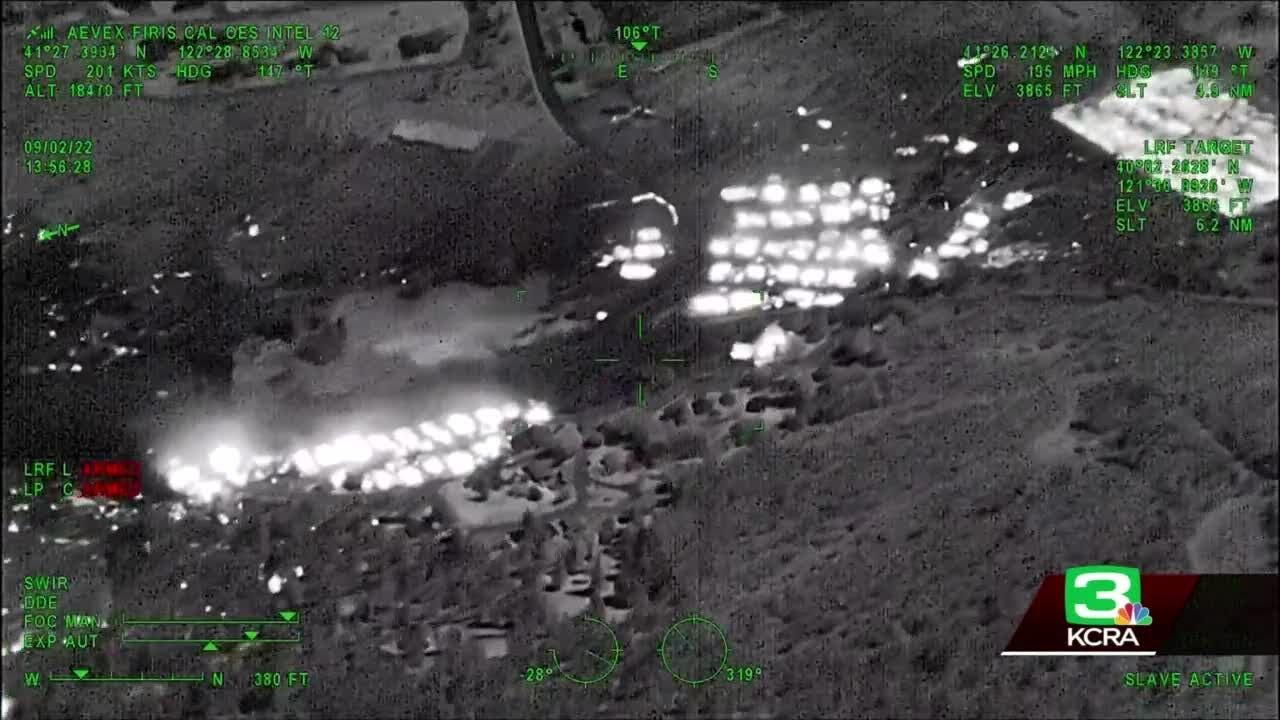 Wildfire burns through homes in Siskiyou County