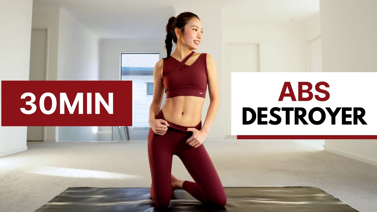 30min Deep Core Destroyer (⚠️No Mercy ABS Burn) Beginners friendly | Intense six pack workout