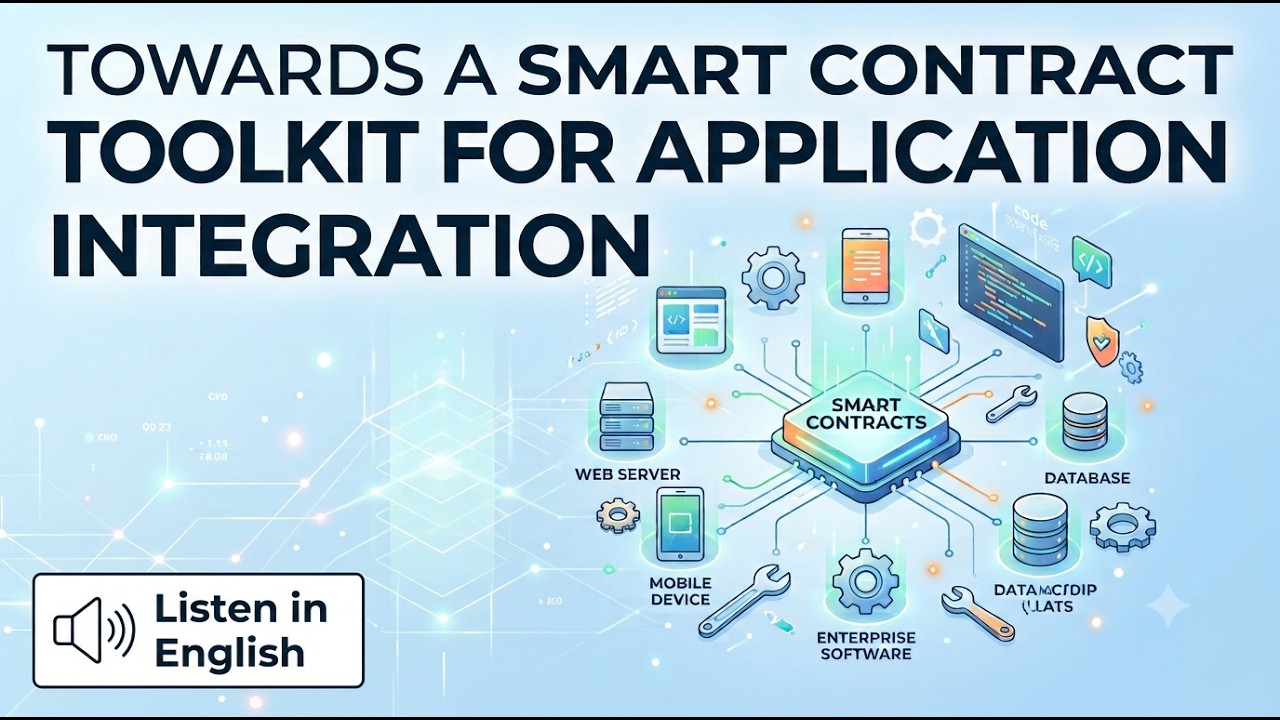 #18 - Smart Contract Toolkit for Application Integration