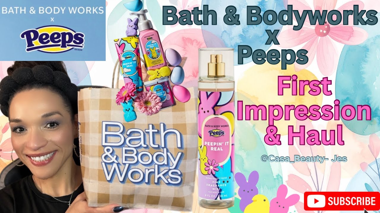 NEW Bath & Bodyworks x Peeps First Impressions & Haul #beauty #new #haul #first impression #peeps 