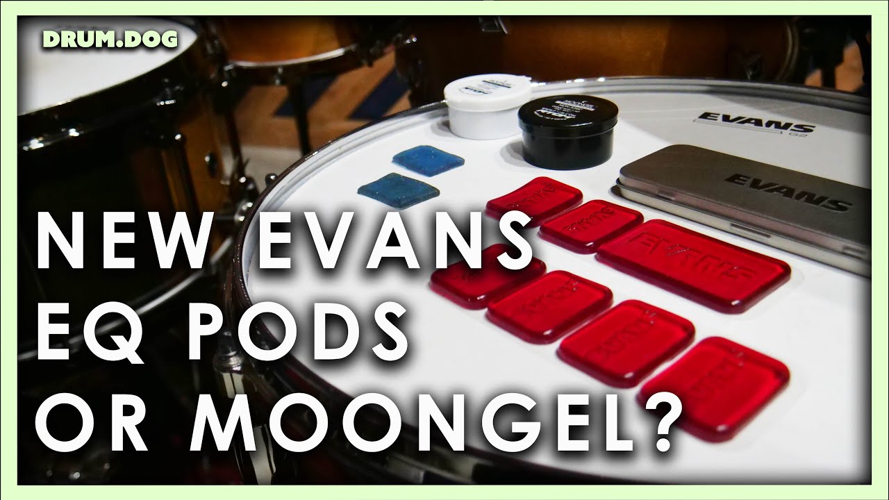 Evans EQ Pods против Moongel | Drum Dog