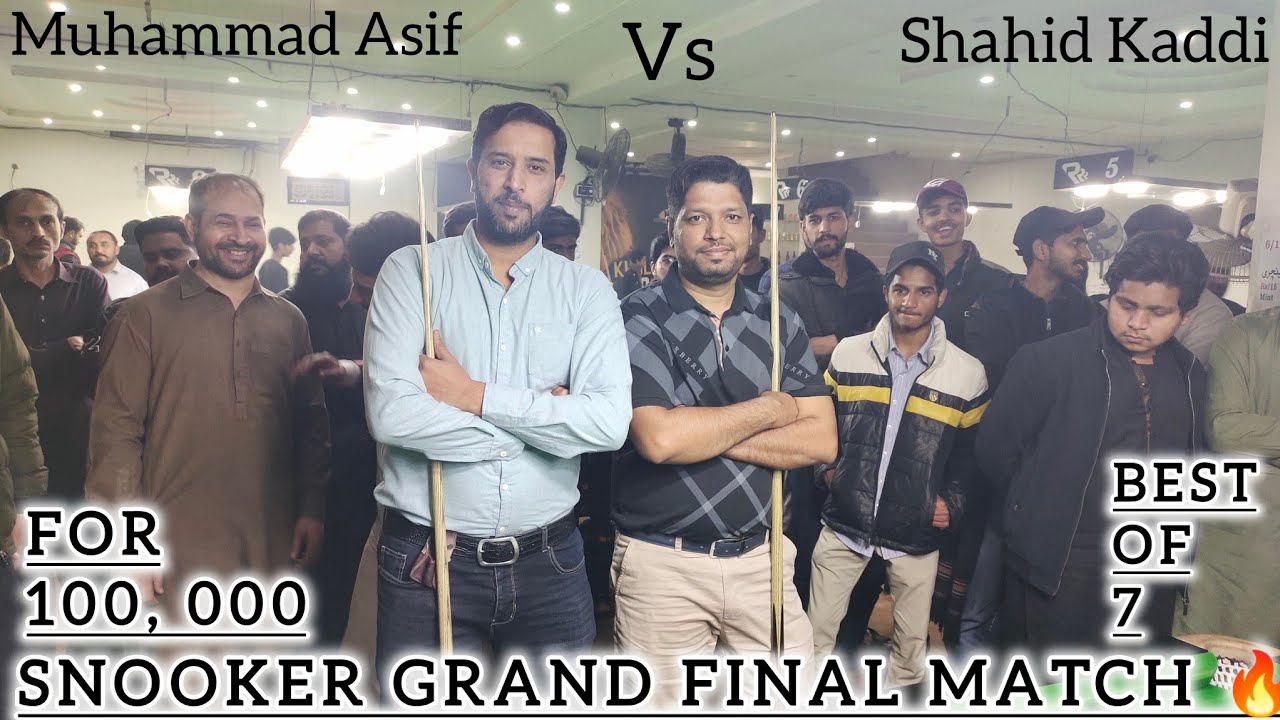 Snooker Grand Final 2024 |  Muhammad Asif Vs Shahid Aftab | Rasson Snooker Club | Best Of 7 #final