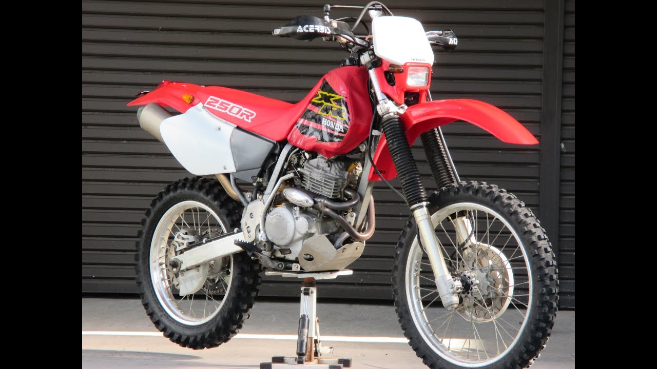 XR250R(ME08)エンジン始動動画