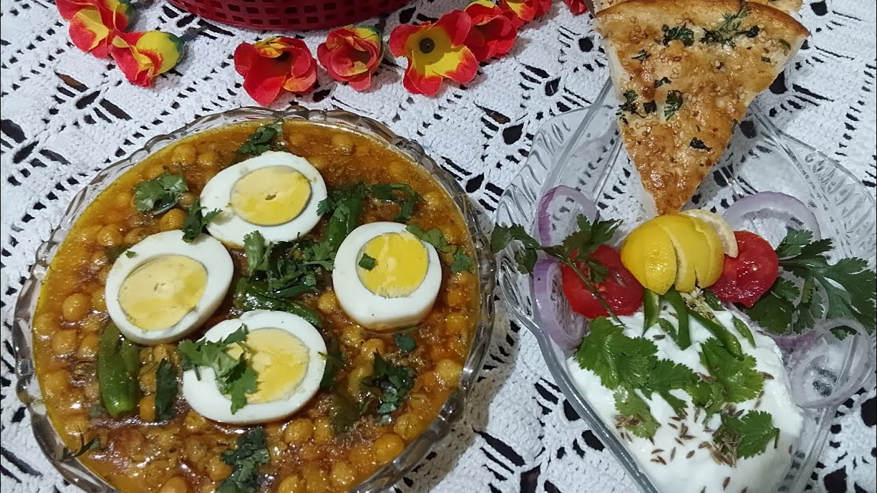 چنے انڈے کی ریسپی 😋😋😋